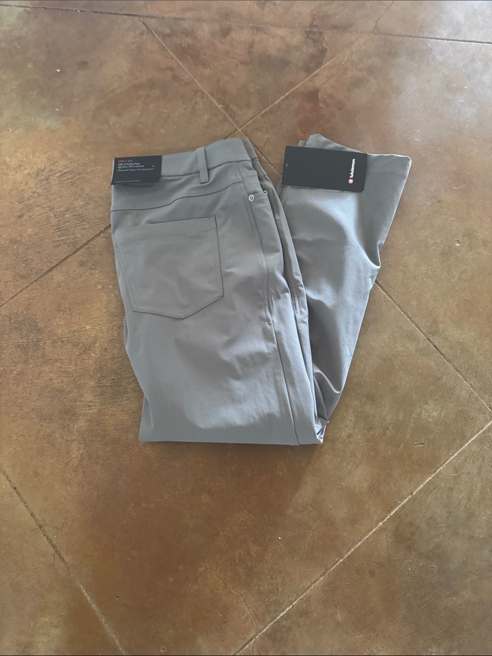 lululemon athletica Men's Gray Performance Pants